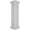 Ekena Millwork 10"W x 48"H End Newel Post with Panel, Peaked Capital & Base Trim (Installation kit included) NWL10X48EPP0B0 - alternate 6